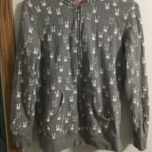 Gray Bunny Hoodie